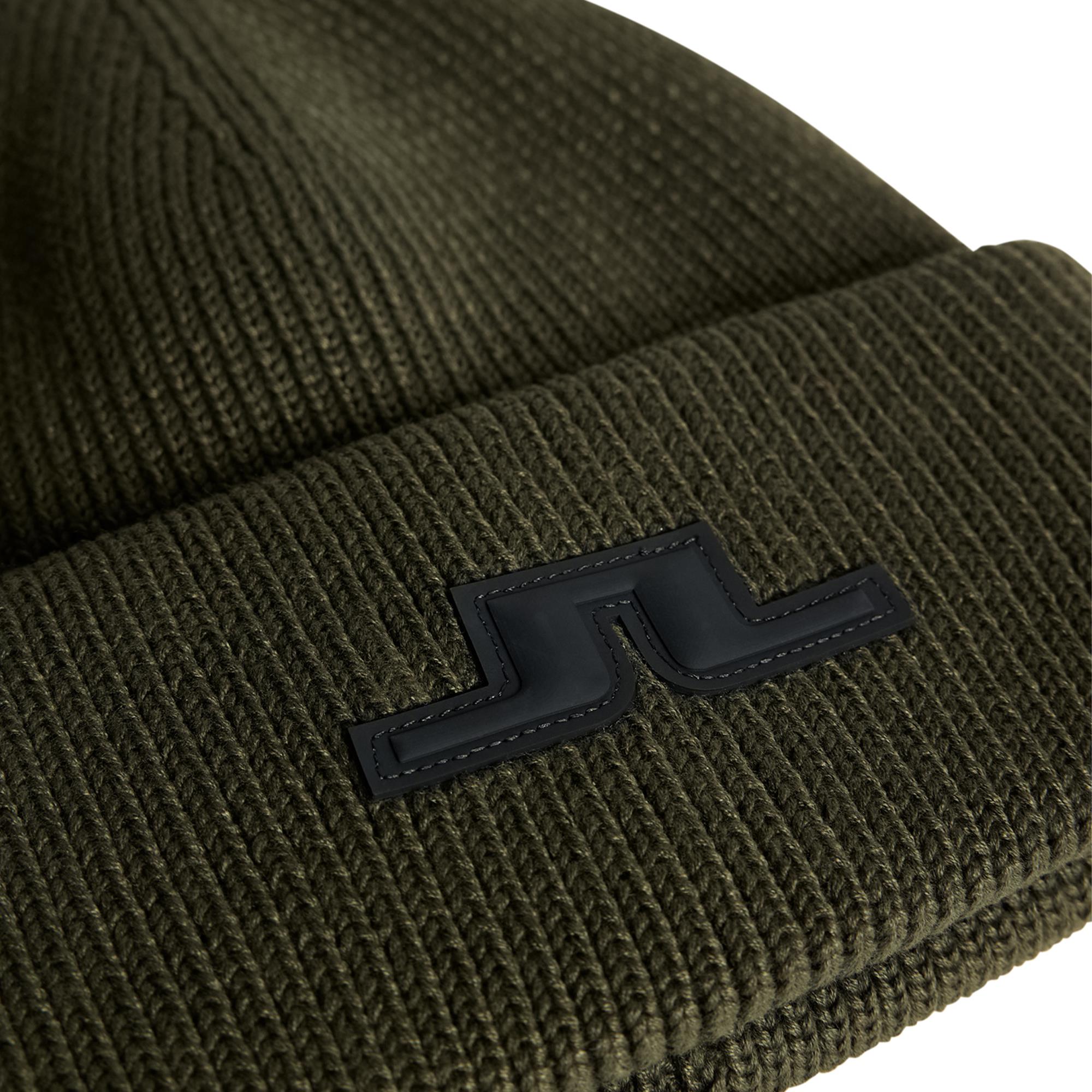 J Lindeberg Karlos Mens Beanie Forest Green